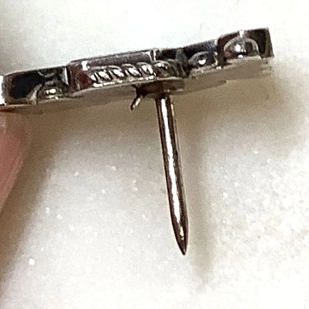 Zuni Lapel Pin Bird Sterling Siver Artisan Signed Tie Pin Native American